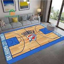 carpets basketball court pattern rug