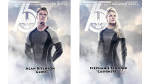 Chins up, smiles on, catching fire fans! Hunger Games Catching Fire Actors Alan Ritchson And Stephanie Leigh Schlund On Cashmere And Gloss Youtube
