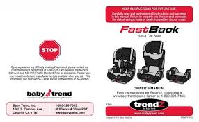 Fb60070 3 In 1 Car Seat Babytrend Com