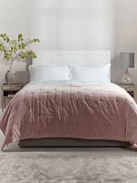 lightweight velvet linen quilt