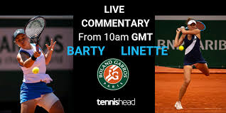 +372 51 54 136 email: Live Commentary Ash Barty Vs Magda Linette French Open Round 2