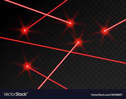 laser beam red light beam line ray