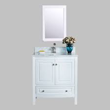 Small, floating, with drawers, timber, modern, vintage, rustic, white, hamptons style. White Porto Bathroom Vanity