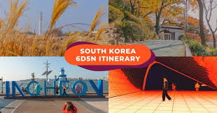 south korea itinerary 6d5n in seoul