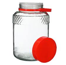 5l Glass Jar With Plastic Cap Jars