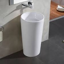 Aquant Single Piece Pedestal Wash Basin