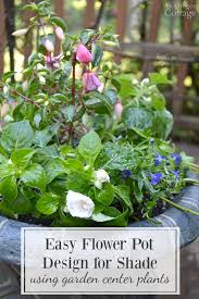 Easy Flower Pot Design For Shade Using