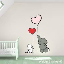 Elephant Bunny Love Wall Art