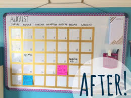 As i write this post, i have 90 boards on pinterest, with 1908 items and 193 pins i 'liked'.there are so many cool diy projects among those pins that i would love to try, if i only had time… well, the monthly diy dry erase calendar you can download at the end of this post, is one of those pins that inspired me, and i actually loved seeing it come to life. Diy White Board Makeover Whatever Bright Things