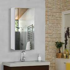 Wall Mounted Bathroom Mirror Storage