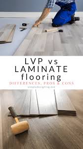 lvp vs laminate flooring differences