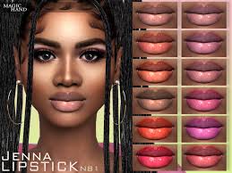the sims resource jenna lipstick n81