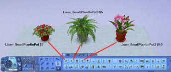 Mod The Sims 3 Small Potted Plants
