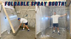foldable spray and sanding booth you