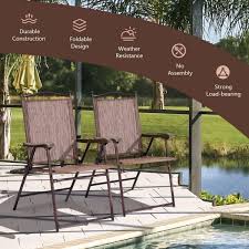Back Camping Deck Chairs