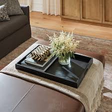 Leather Ottoman Coffee Table The
