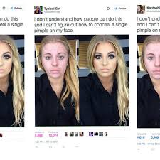 makeup less selfie becomes a cruel meme