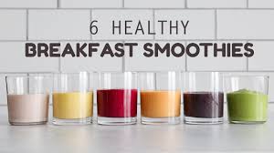 6 healthy breakfast smoothies green