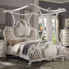 The canopy is made of a strong metal structure to accommodate any curtains or covers you wish to hang. Acme Furniture Picardy California King Bed Canopy A1 Furniture Mattress Canopy Beds