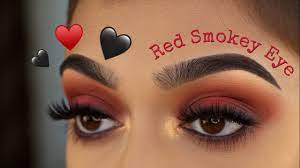 red smokey eye chelseasmakeup you