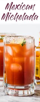 this refreshing michelada recipe made with clamato juice and mexican beer is the perfect l for
