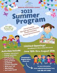 summer program webster montessori