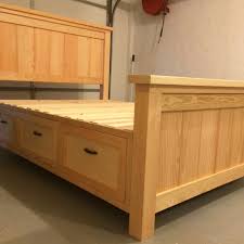 diy plan storage queen size bed with