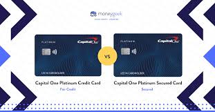 capital one platinum credit card vs
