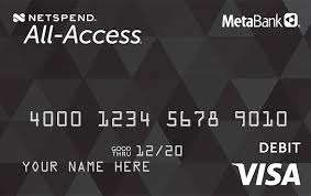 Netspend offers prepaid debit cards from visa and mastercard. Open A Bank Account Netspend All Access