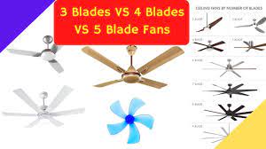4 blades fans vs 5 blade fans