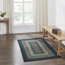 country style braided jute rugs pine