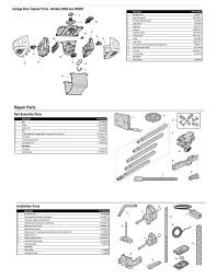 b550c garage door opener parts diagram