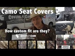 Camo Seat Covers How Do They Fit