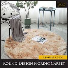 singapore seller fluffy round rug