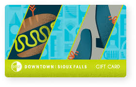 Select the merchant for your gift card or merchandise credit enter the remaining balance that is currently on the gift card or merchandise card. Downtown Sioux Falls Gift Card Downtown Sioux Falls