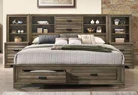 Storage Bed With Two Piers