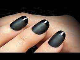 black french manicure tutorial