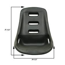 Polyethylene Low Back Comfort Seat 62