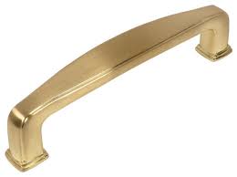 Brushed Brass 3 1 2 Ctc Cabinet Pull