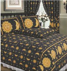 Single Bed Duvet Cover Set Sun And Moon