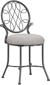 vanity stool chair seat with back bench