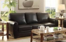 homelegance rubin sofa black 9734bk 3