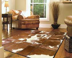 cowhide patchwork rug 160 x 200 cm