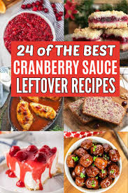 leftover cranberry sauce recipes