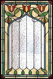 Victorian Stained Glass Panel Stained