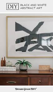 Diy Black And White Abstract Art