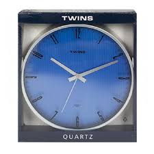 Blue Or Red Kitchen Wall Clock 30cm