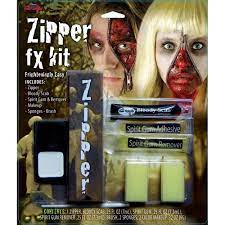 zipper fx kit with zip scab spirit gum