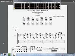 This is just the tab for the rhythm guitar part, but if you don't have a whole band it still sounds great by itself. Guitar Pro Tab Metallica Nothing Else Matters Video Dailymotion