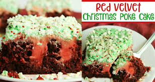 Mix well until jello is dissolved. Red Velvet Poke Cake For Christmas Kitchen Fun With My 3 Sons